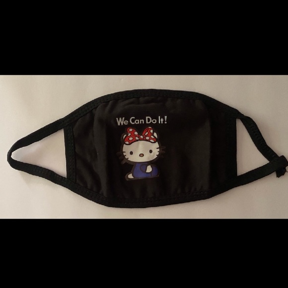 Hello Kitty in this We can do it slogan mask. - Picture 2 of 4
